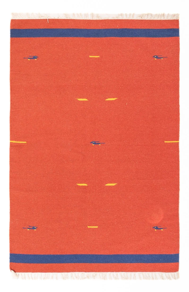 Kelim Modern Teppich 120x180cm - rost