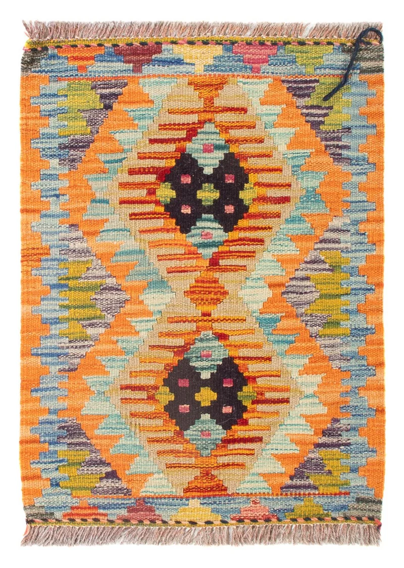 Kelim Maimene Teppich 40x60cm - mehrfarbig