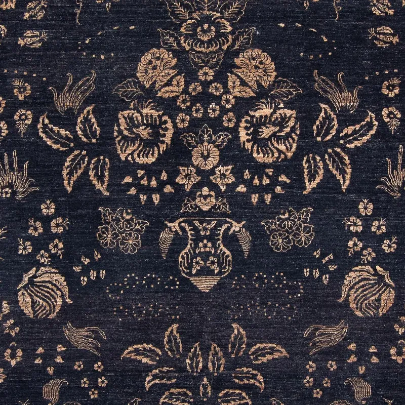 Designer Teppich 248 x 308 cm - dunkelblau