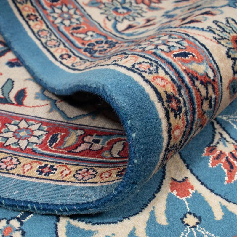 Perserteppich - Nomadic 219 x 307 cm - seeblau
