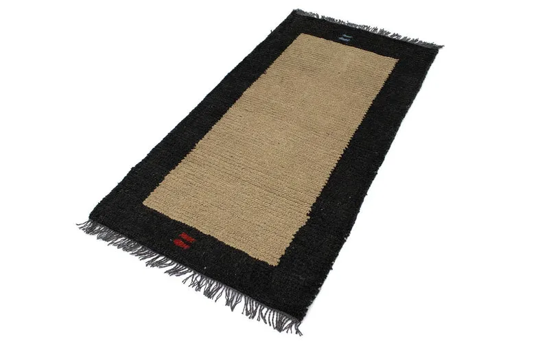 Nepal Teppich 70 x 140 cm - beige