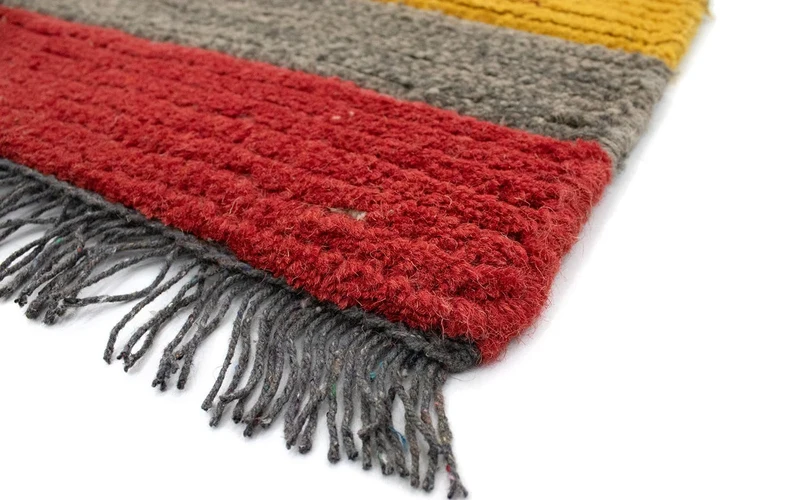 Nepal Teppich 70 x 140 cm - mehrfarbig