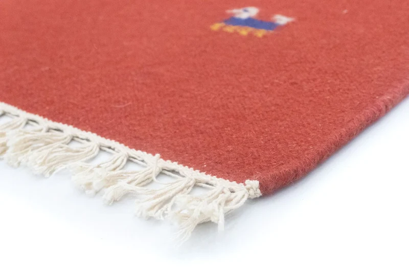 Kelim Modern Teppich 140x200cm - rot
