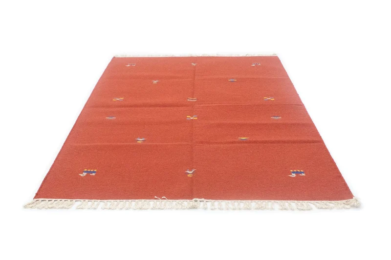 Kelim Teppich - Trendy 140 x 200 cm - orange