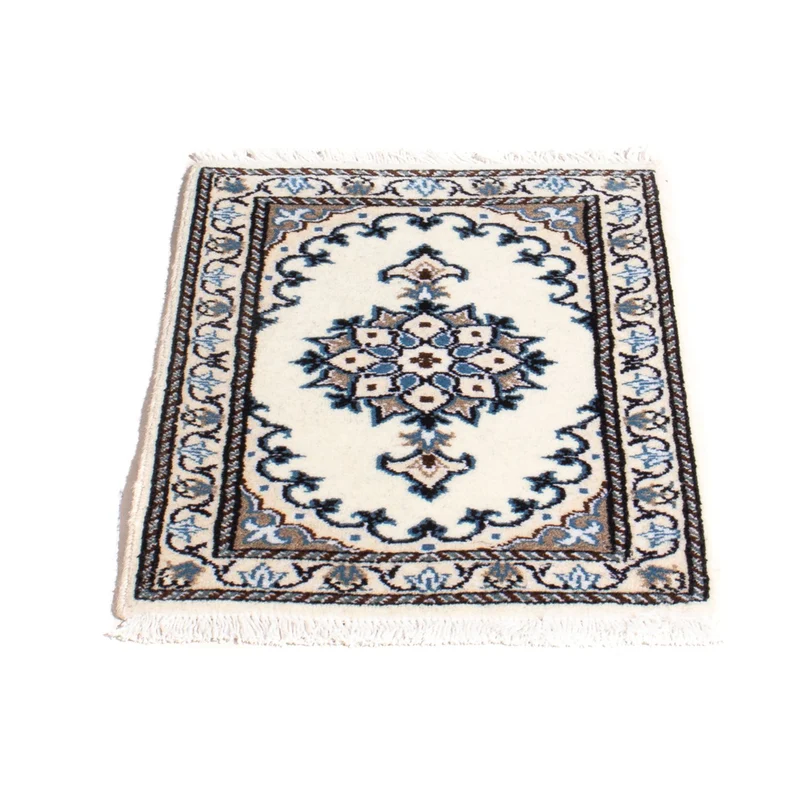 Nain - 12La Teppich 40x60cm - Perserteppich - hellblau