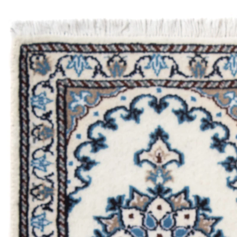 Nain - 12La Teppich 40x60cm - Perserteppich - hellblau