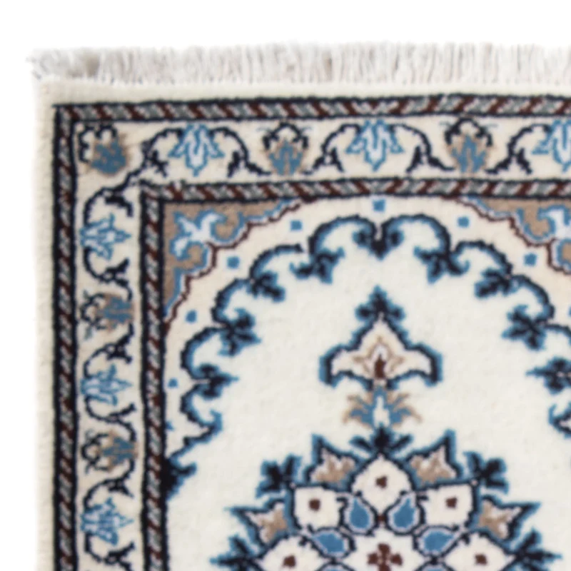 Nain - 12La Teppich 40x60cm - Perserteppich - hellblau