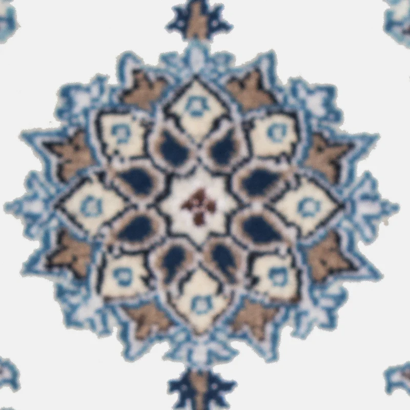 Nain - 12La Teppich 40x60cm - Perserteppich - hellblau
