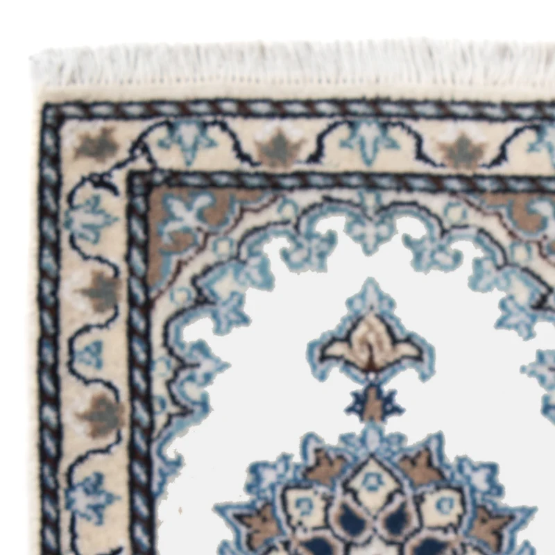 Nain - 12La Teppich 40x60cm - Perserteppich - hellblau