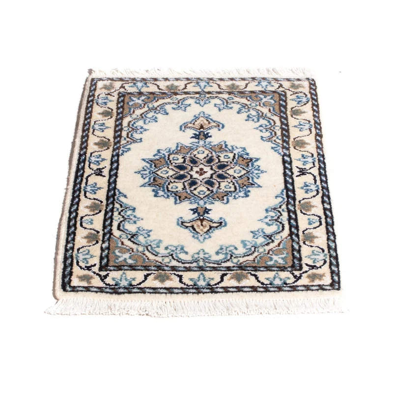 Nain - 12La Teppich 40x60cm - Perserteppich - hellblau