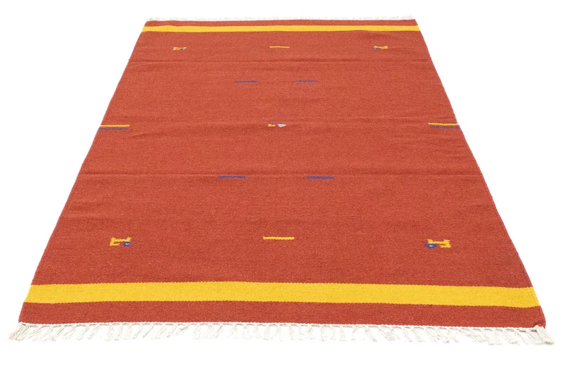 Kelim Modern Teppich 120x180cm - rot
