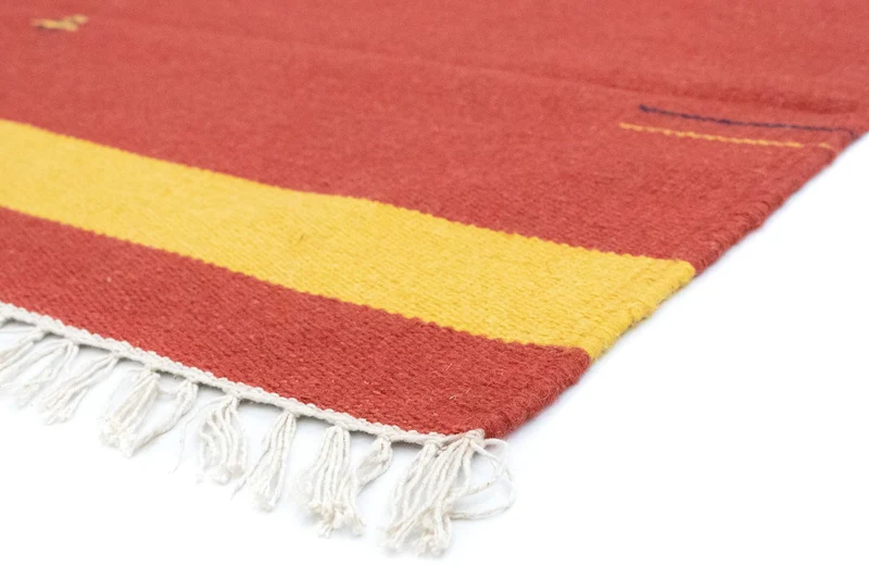 Kelim Modern Teppich 120x180cm - rot