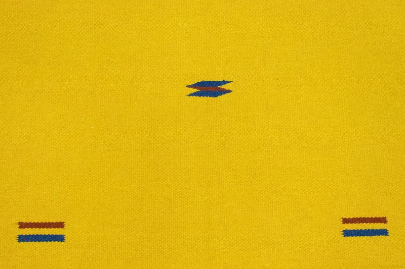 Kelim Modern Teppich 120x180cm - gelb