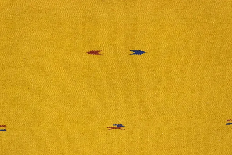 Kelim Modern Teppich 120x180cm - gelb
