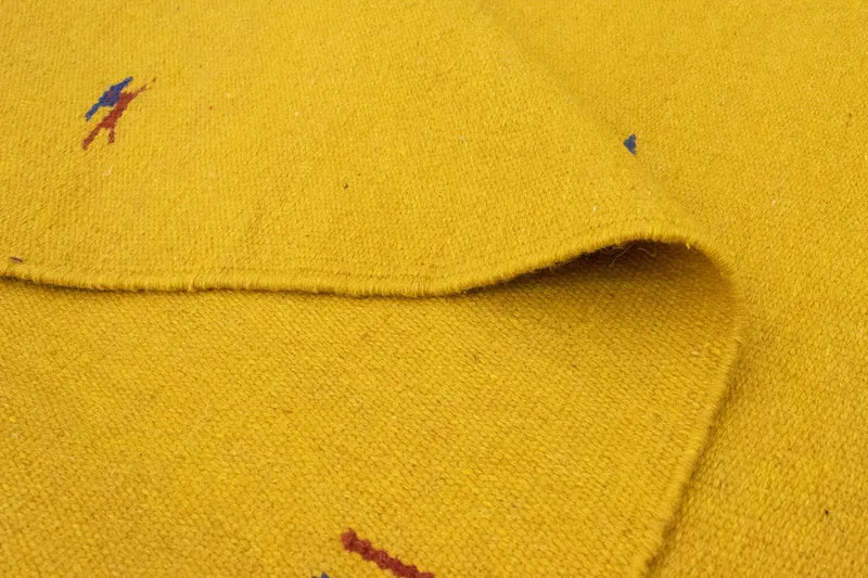 Kelim Modern Teppich 120x180cm - gelb