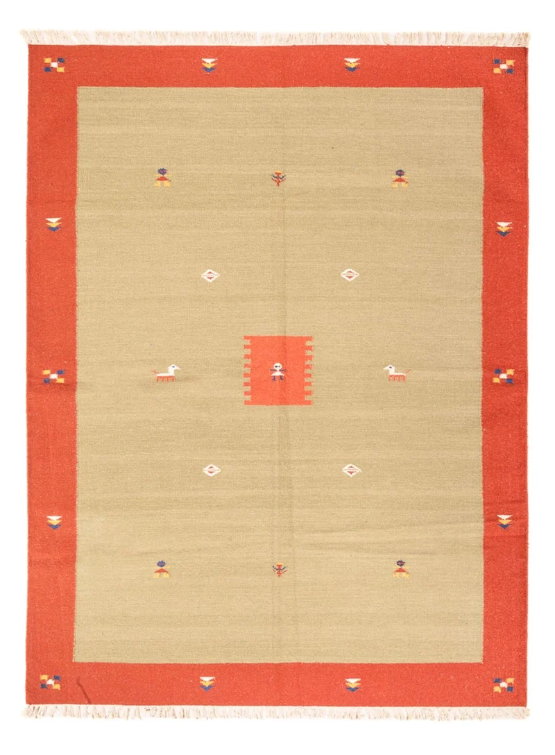 Kelim Modern Teppich 170x240cm - mehrfarbig
