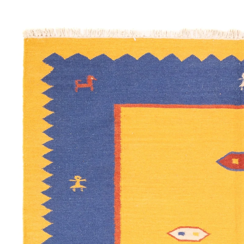 Kelim Modern Teppich 170x240cm - mehrfarbig