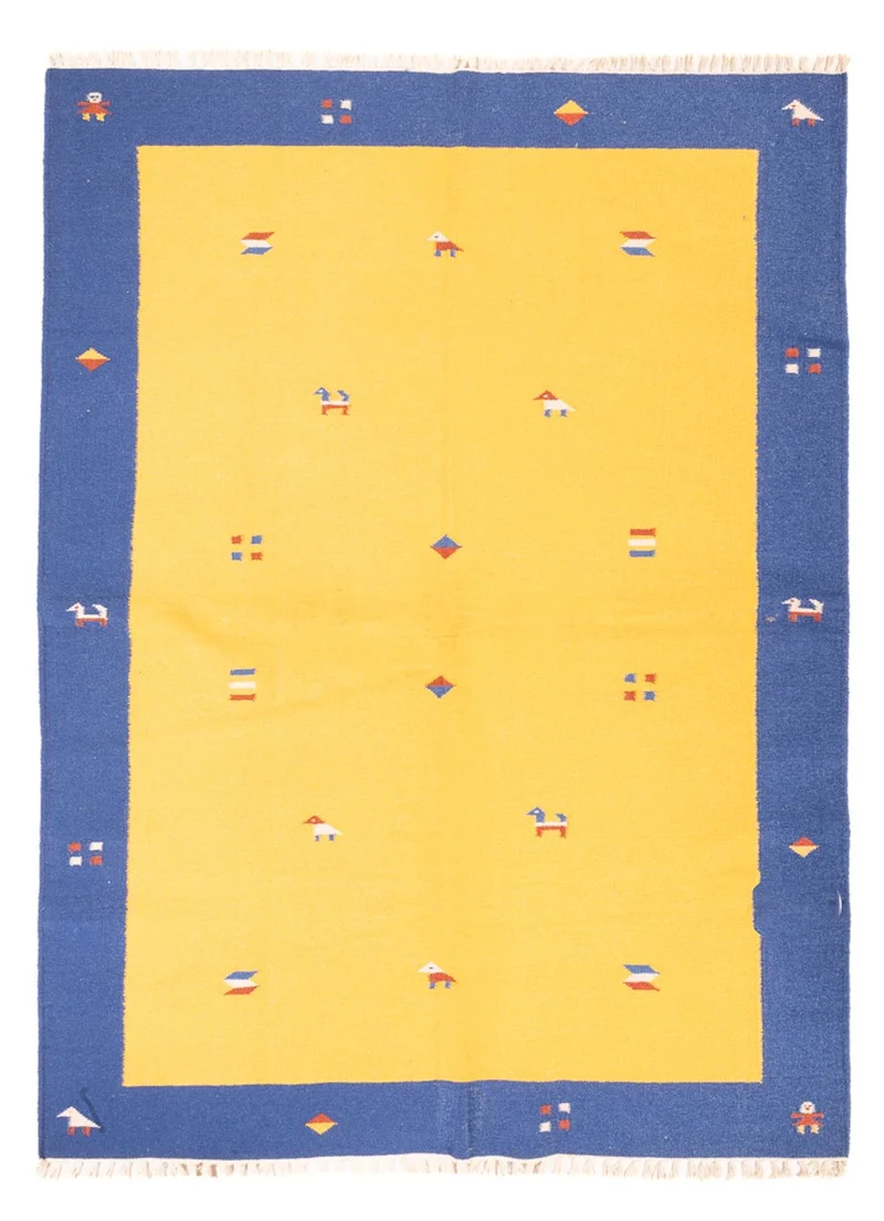 Kelim Modern Teppich 170x240cm - mehrfarbig