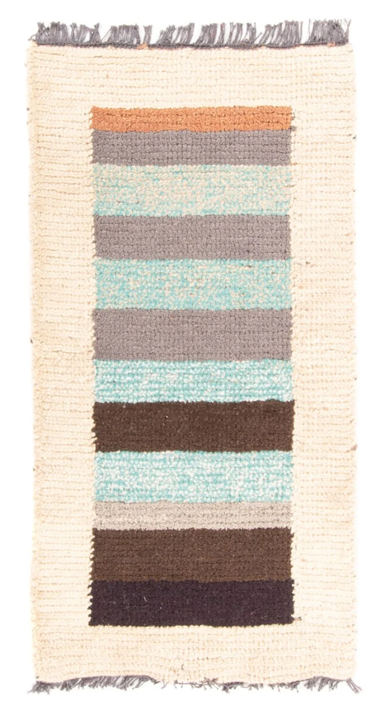Nepal Teppich 70x140cm - Wollteppich - mehrfarbig