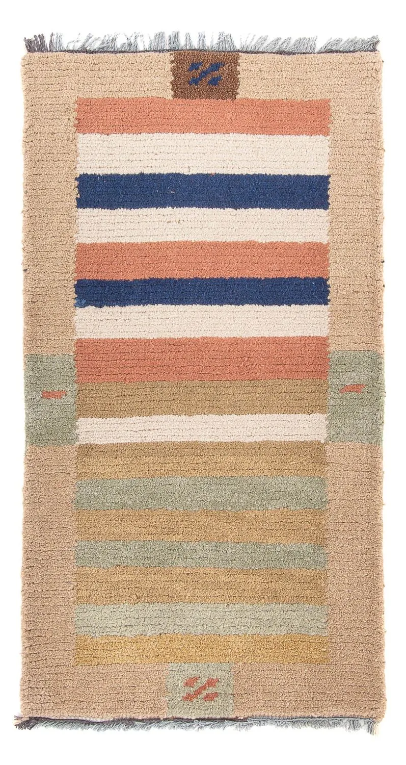 Nepal Teppich - 70 x 140 cm - mehrfarbig
