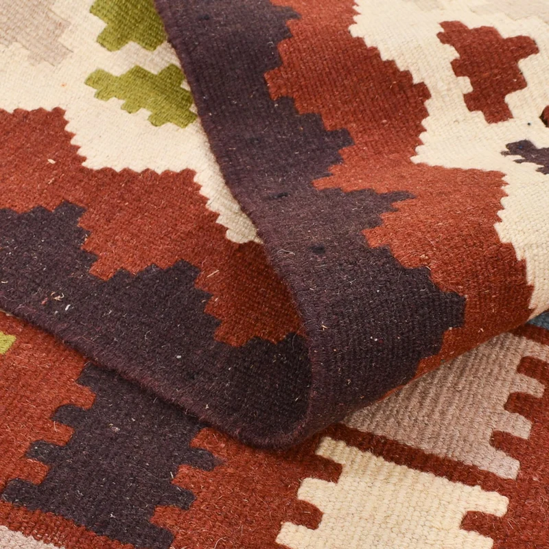 Kelim Fars Teppich 100x150cm - mehrfarbig