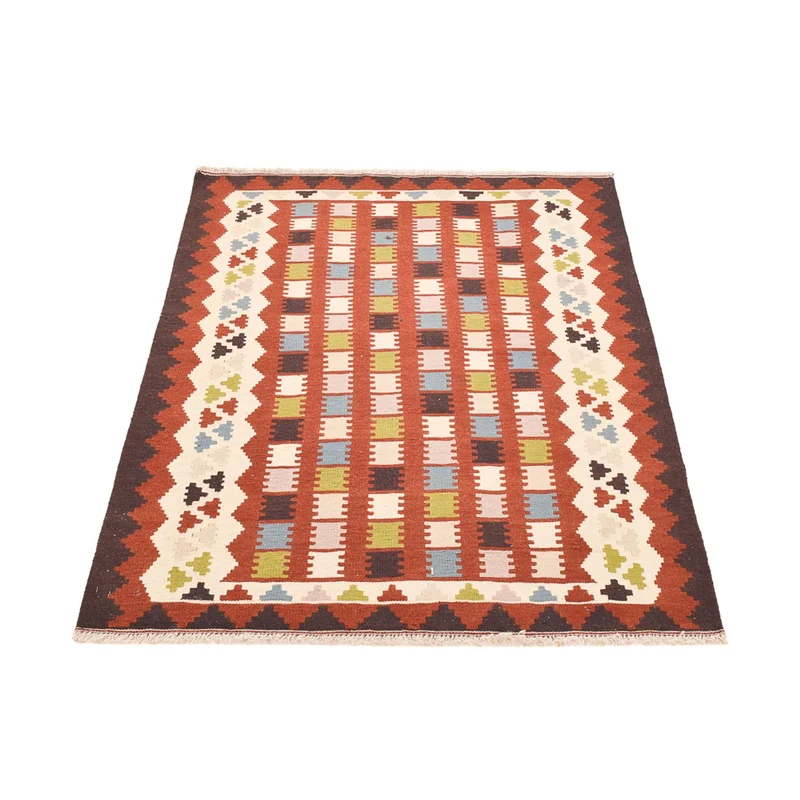 Kelim Fars Teppich 100x150cm - mehrfarbig