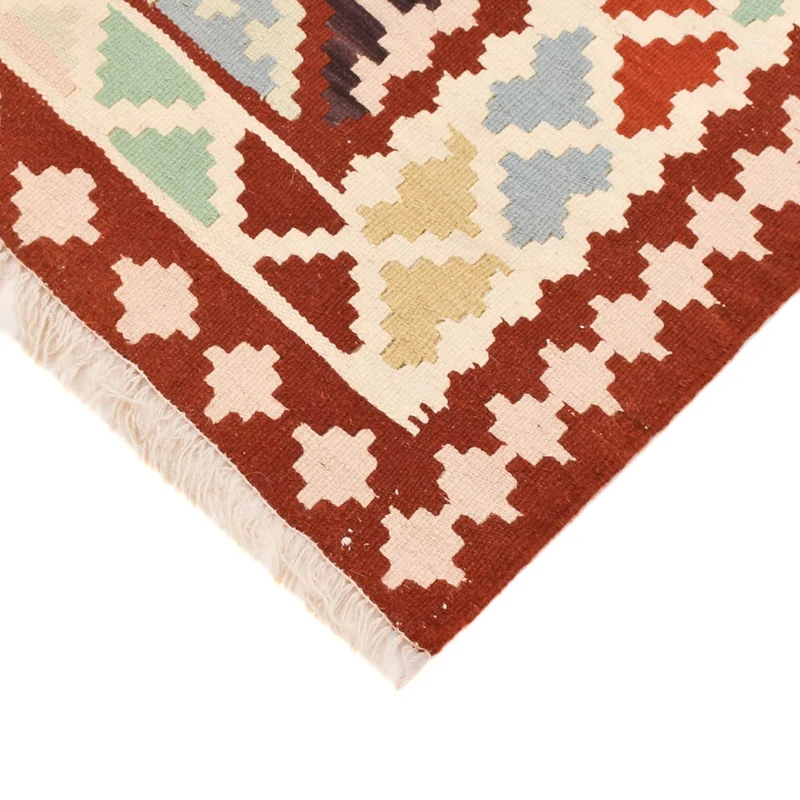 Kelim Fars Teppich 98x150cm - mehrfarbig