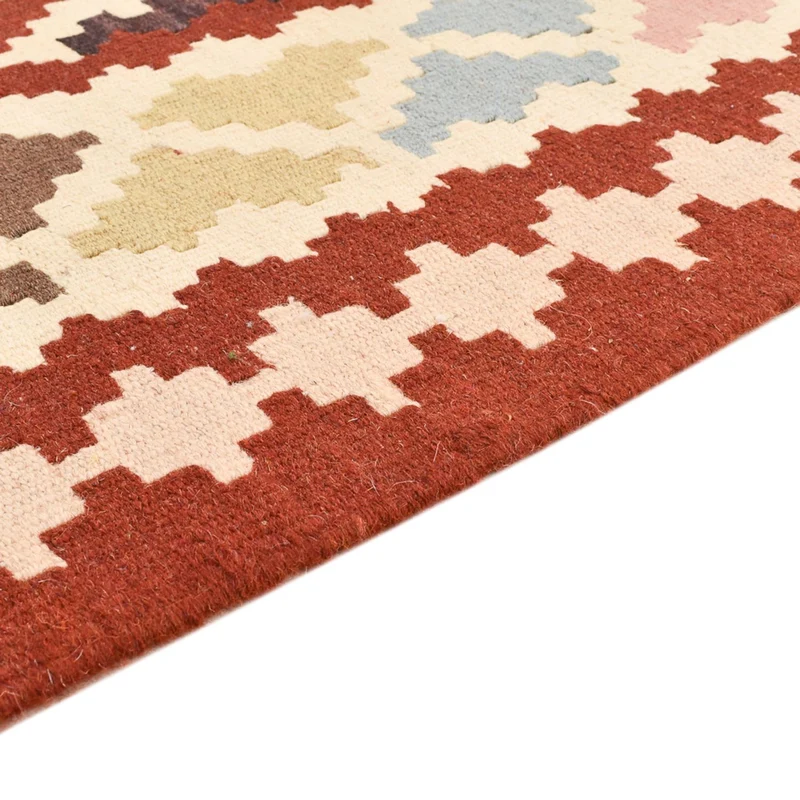 Kelim Fars Teppich 98x150cm - mehrfarbig