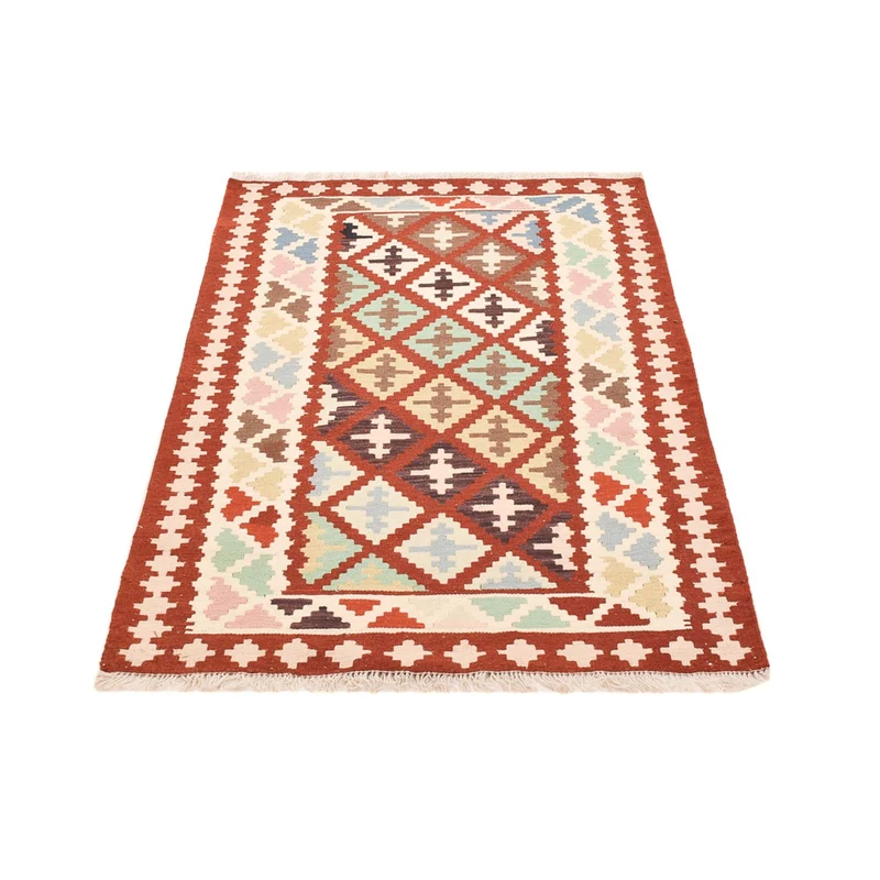 Kelim Fars Teppich 98x150cm - mehrfarbig