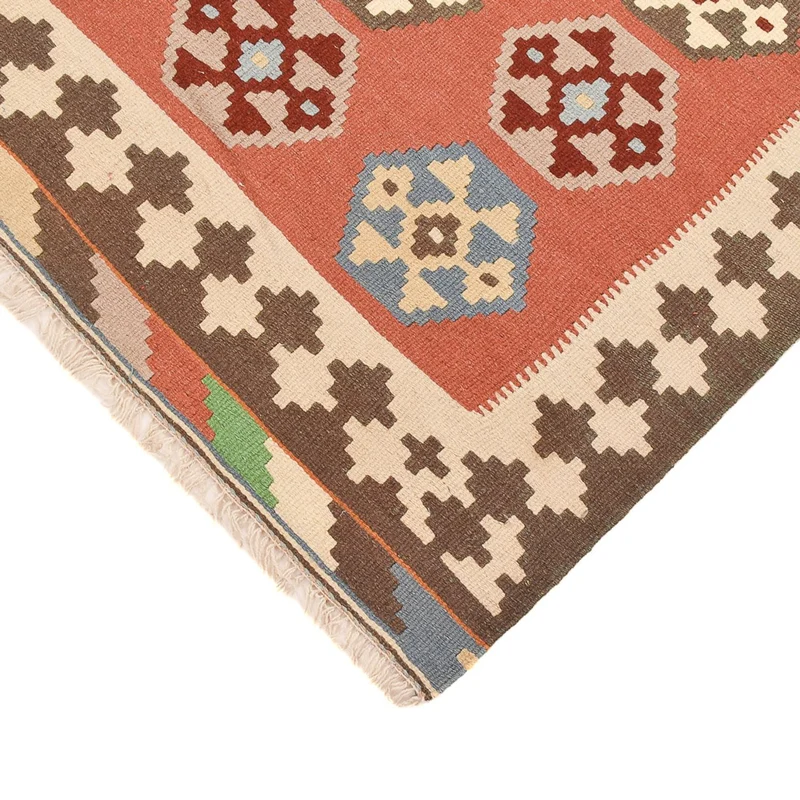 Kelim Fars Teppich 100x146cm - mehrfarbig