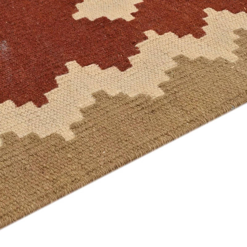 Kelim Fars Teppich 100x146cm - mehrfarbig