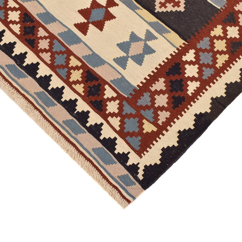 Kelim Fars Teppich 102x146cm - mehrfarbig