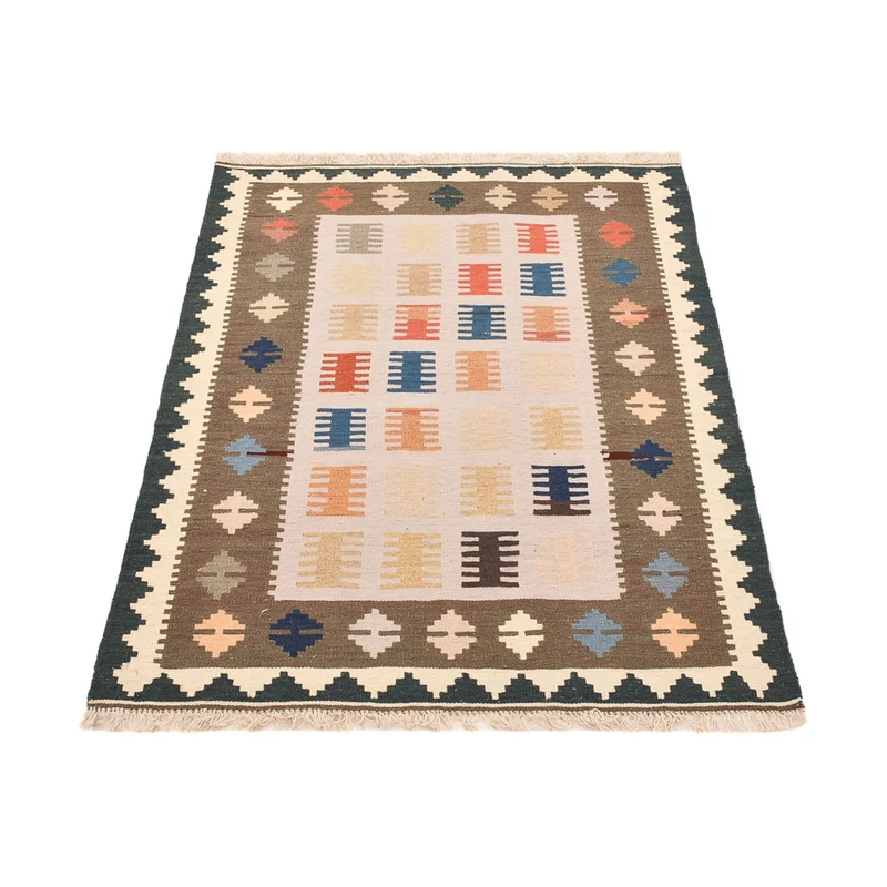 Kelim Fars Teppich 97x147cm - mehrfarbig