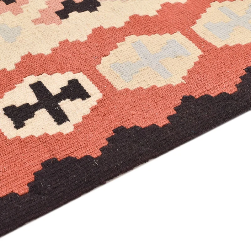 Kelim Fars Teppich 102x145cm - mehrfarbig