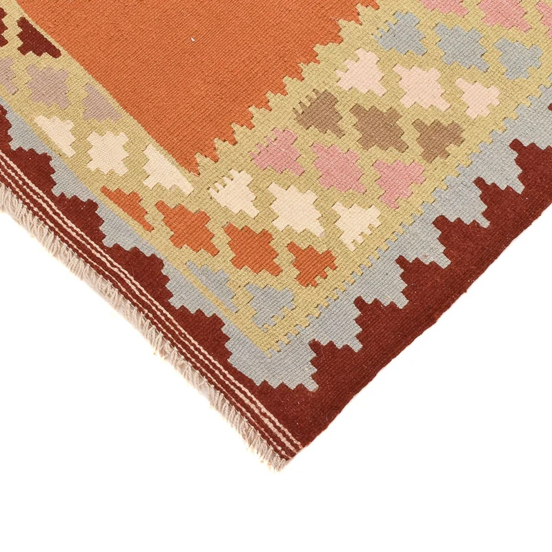 Kelim Fars Teppich 100x148cm - mehrfarbig