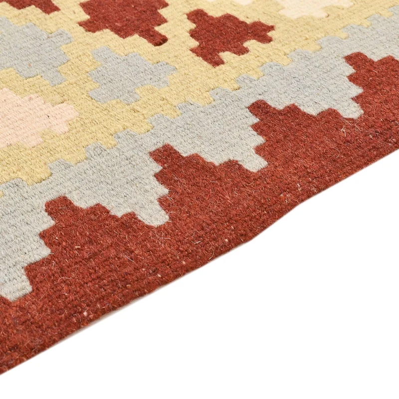 Kelim Fars Teppich 100x148cm - mehrfarbig