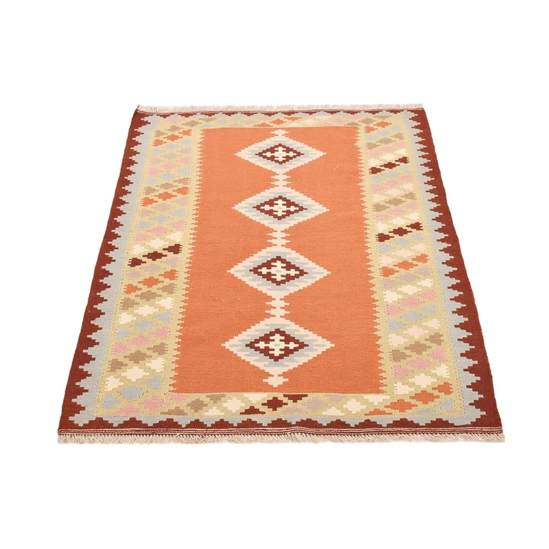 Kelim Fars Teppich 100x148cm - mehrfarbig
