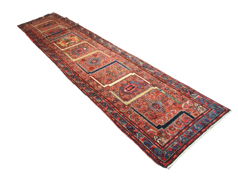 Perserteppich - Nomadic 84 x 490 cm - braun
