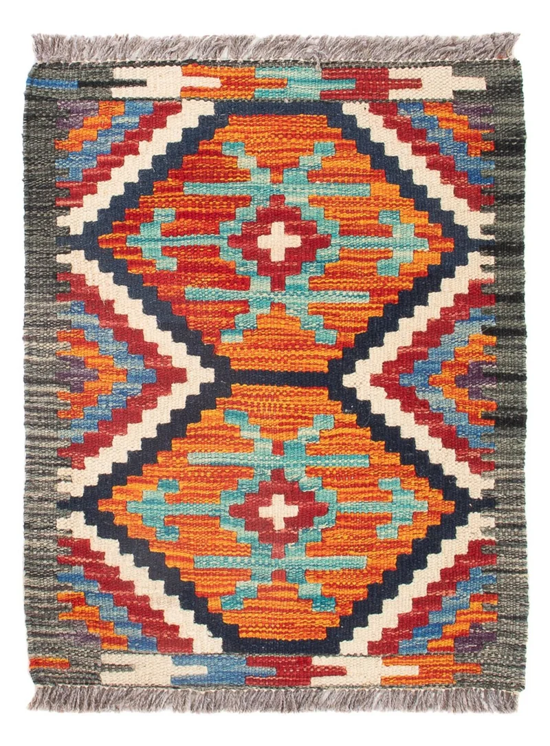 Kelim Teppich - Splash - 40 x 60 cm - mehrfarbig