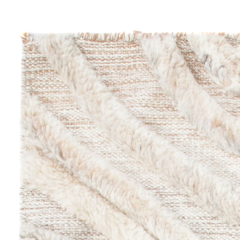 Wollteppich - 60 x 90 cm - beige