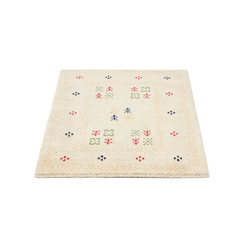 Loribaft Loom Teppich 60x90cm - Wollteppich - beige