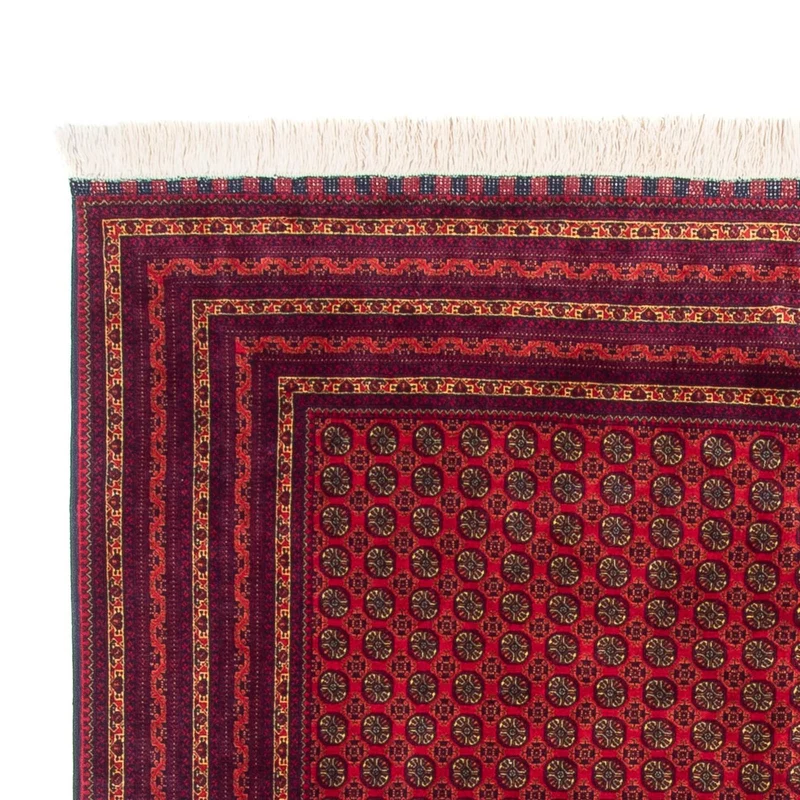 Afghan Teppich - 194 x 294 cm - rot