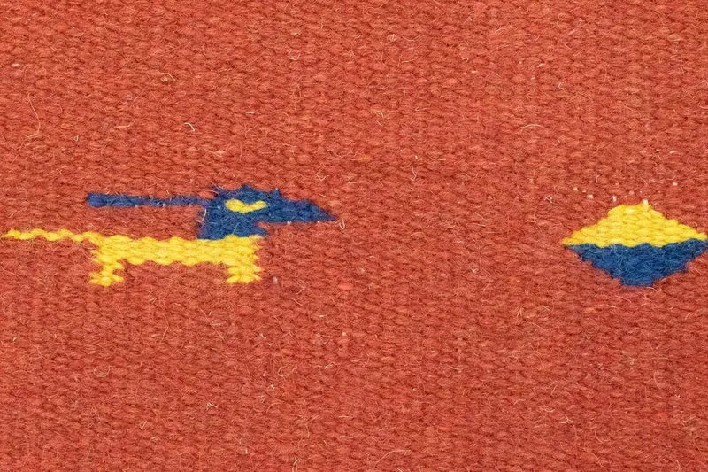 Kelim Teppich - Trendy 140 x 200 cm - rot