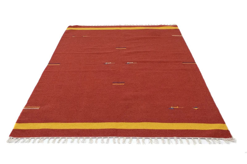 Kelim Teppich - Trendy 140 x 200 cm - rot