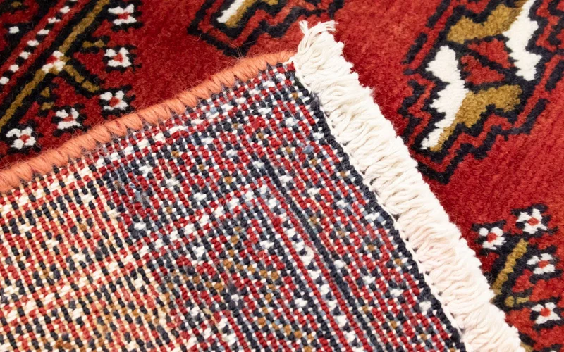 Turkaman Teppich 50x100cm - Orientteppich - rot