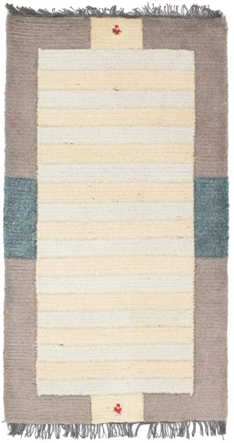 Nepal Teppich 70x140cm - Wollteppich - mehrfarbig