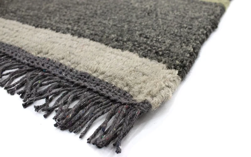 Nepal Teppich 70x140cm - Wollteppich - mehrfarbig