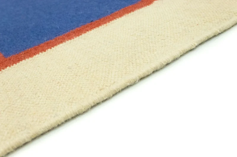 Kelim Teppich - Trendy 120 x 180 cm - blau