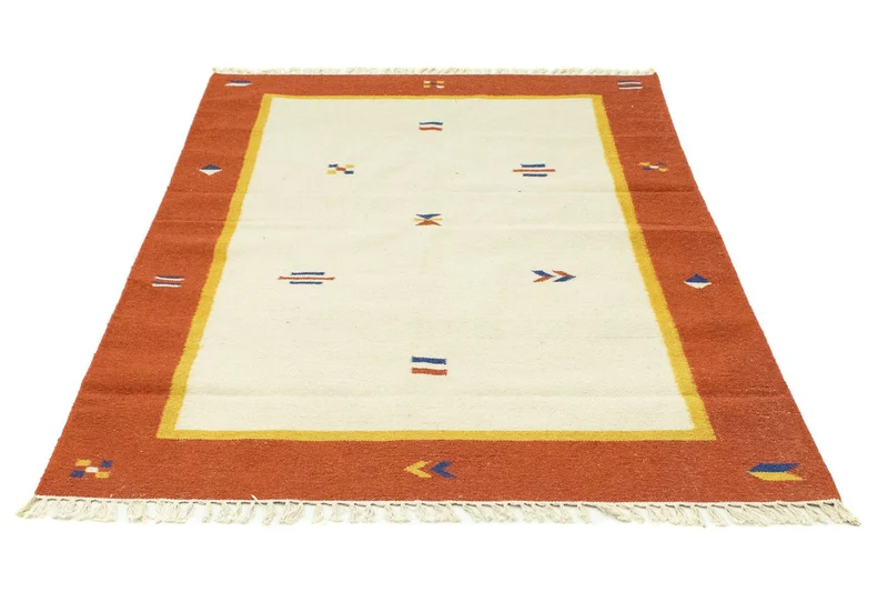 Kelim Modern Teppich 120x180cm - beige