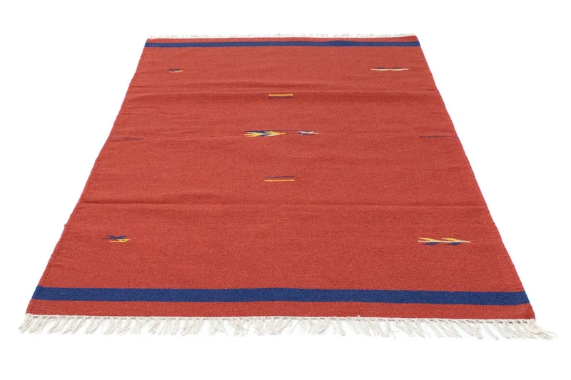 Kelim Modern Teppich 120x180cm - rot